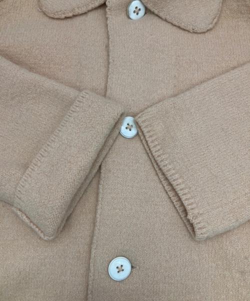 45R（フォーティファイブ・アール）45R (フォーティファイブ・アール) 縮絨ウールアルパカステンカラー コート ピンク サイズ:2の古着・服飾アイテム