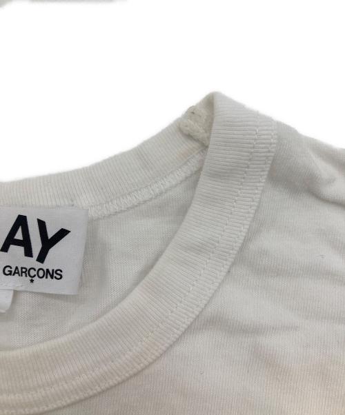 PLAY COMME des GARCONS（プレイコムデギャルソン）PLAY COMME des GARCONS (プレイコムデギャルソン) THE NORTH FACE (ザ ノース フェイス) play together S/Sカットソー ホワイト サイズ:Ｌの古着・服飾アイテム