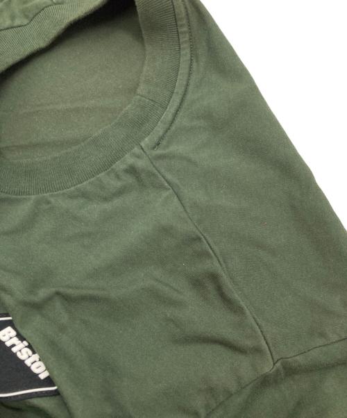 F.C.R.B.（エフシーレアルブリストル）F.C.R.B. (エフシーレアルブリストル) LETTERED L/S TEE グリーン サイズ:Sの古着・服飾アイテム