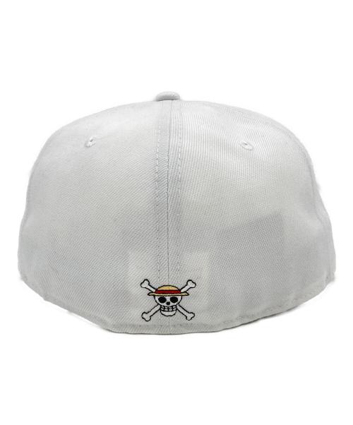 New Era（ニューエラ）New Era (ニューエラ) ONE PIECE (ワンピース) キャップ ホワイト サイズ:7 1/4(57.7cm)の古着・服飾アイテム