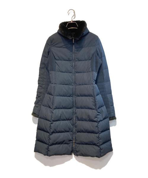 ARMANI JEANS（アルマーニジーンズ）ARMANI JEANS (アルマーニジーンズ) ダウンコート ネイビー サイズ:38 未使用品の古着・服飾アイテム