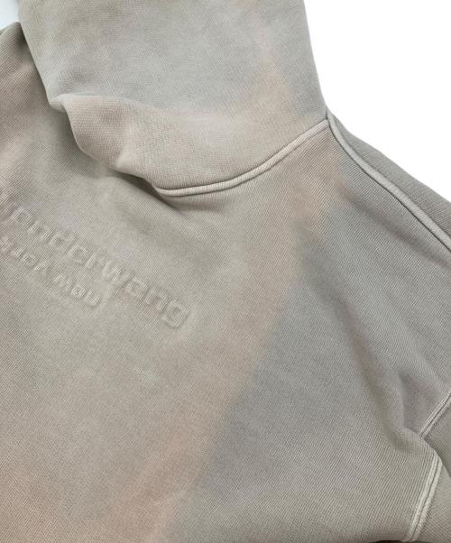 ALEXANDER WANG（アレキサンダー・ワン）ALEXANDER WANG (アレキサンダー・ワン) ロゴパーカー ベージュ サイズ:Lの古着・服飾アイテム