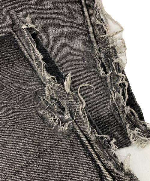 Jaded London（ジェイデッドロンドン）Jaded London (ジェイデッドロンドン) Washed Black Apex Denim Cargos ブラック サイズ:30の古着・服飾アイテム