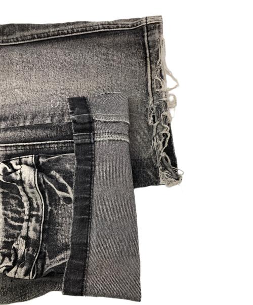 Jaded London（ジェイデッドロンドン）Jaded London (ジェイデッドロンドン) Washed Black Apex Denim Cargos ブラック サイズ:30の古着・服飾アイテム
