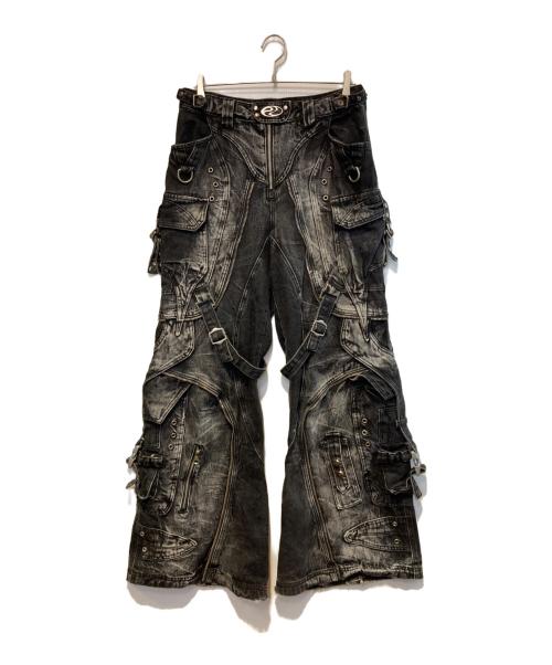 PERSONSOUL（パーソンソウル）PERSONSOUL (パーソンソウル) Tactical Work Jeans ブラック サイズ:Lの古着・服飾アイテム