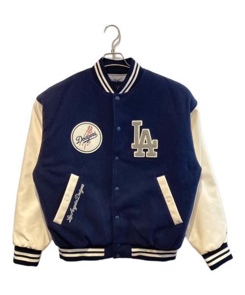New Era（ニューエラ）New Era (ニューエラ) MLB ヴァーシティジャケット ネイビー サイズ:Lの古着・服飾アイテム