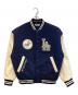 New Era（ニューエラ）の古着「MLB ヴァーシティジャケット」｜ネイビー