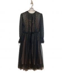 Ameri（アメリ）の古着「MANY WAY MIX DOT DRESS」｜ブラック