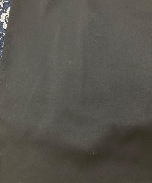 callarus（カラス）callarus (カラス) 花柄刺繍ワンピースドレス ブラック サイズ:Lの古着・服飾アイテム