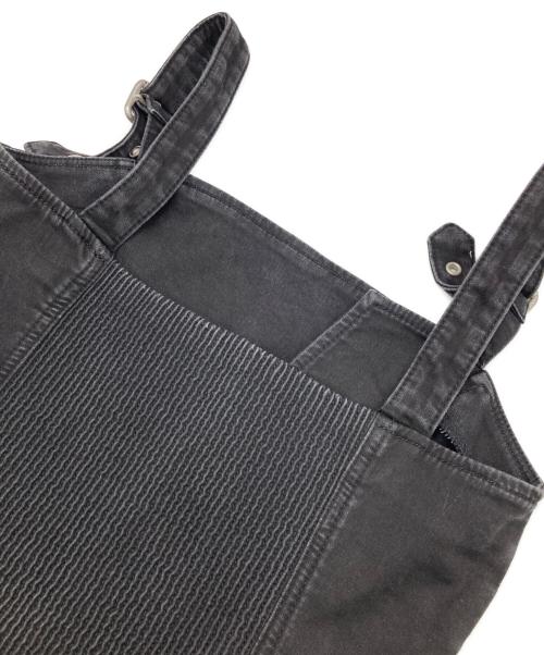 DIESEL（ディーゼル）DIESEL (ディーゼル) ジップデザインノースリーブミニワンピース ブラック サイズ:XSの古着・服飾アイテム