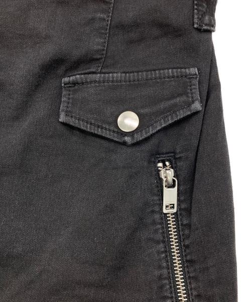 DIESEL（ディーゼル）DIESEL (ディーゼル) ジップデザインノースリーブミニワンピース ブラック サイズ:XSの古着・服飾アイテム