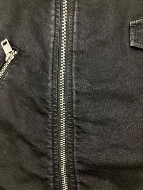 DIESEL（ディーゼル）DIESEL (ディーゼル) ジップデザインノースリーブミニワンピース ブラック サイズ:XSの古着・服飾アイテム