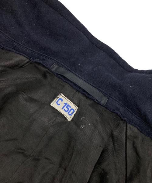 SWEDISH NAVY（スウェーデン海軍）SWEDISH NAVY (スウェーデン海軍) ［古着］ダブルコート ネイビー サイズ:C150の古着・服飾アイテム