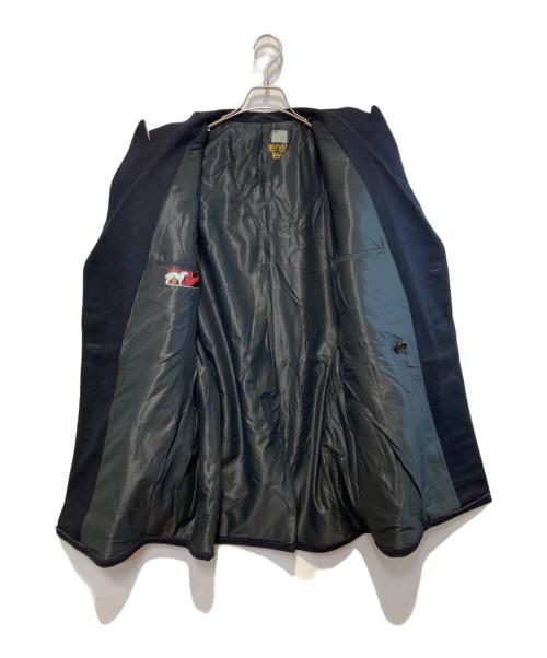 SWEDISH NAVY（スウェーデン海軍）SWEDISH NAVY (スウェーデン海軍) ［古着］ダブルコート ネイビー サイズ:C50の古着・服飾アイテム