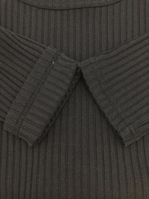 Plage（プラージュ）Plage (プラージュ) リブハーフスリーブワンピース ブラック サイズ:Freeの古着・服飾アイテム