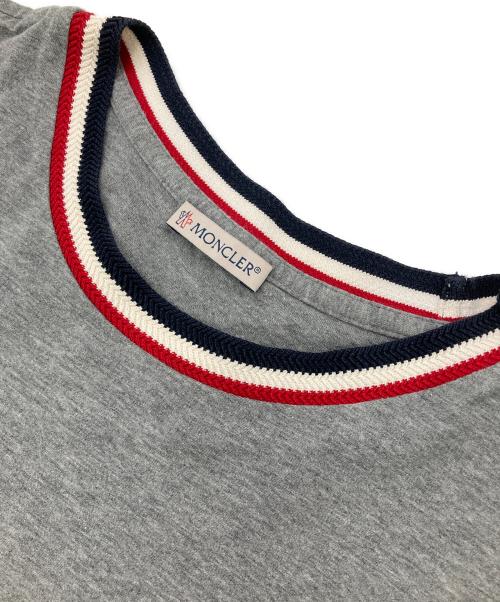 MONCLER（モンクレール）MONCLER (モンクレール) MAGLIA T-SHIRT グレー サイズ:Mの古着・服飾アイテム