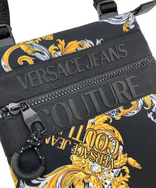 VERSACE JEANS COUTURE（ヴェルサーチ ジーンズクチュール）VERSACE JEANS COUTURE (ヴェルサーチ ジーンズクチュール) ショルダーバッグ ブラックの古着・服飾アイテム