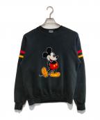 DISNEYディズニー）の古着「［古着］ラグランスウェット」｜ブラック