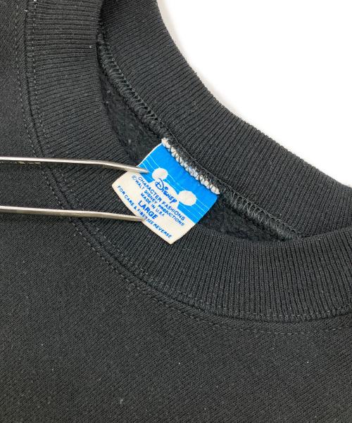 DISNEY（ディズニー）DISNEY (ディズニー) ［古着］ラグランスウェット ブラック サイズ:Lの古着・服飾アイテム