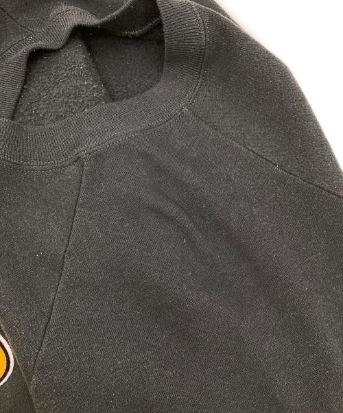 DISNEY（ディズニー）DISNEY (ディズニー) ［古着］ラグランスウェット ブラック サイズ:Lの古着・服飾アイテム