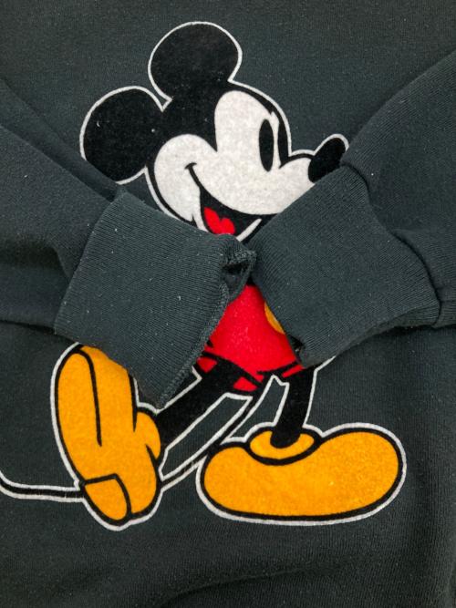 DISNEY（ディズニー）DISNEY (ディズニー) ［古着］ラグランスウェット ブラック サイズ:Lの古着・服飾アイテム