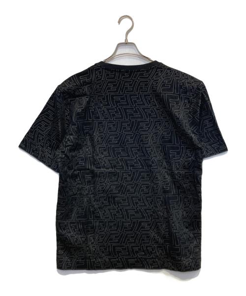 FENDI（フェンディ）FENDI (フェンディ) FFバーディゴクルーネックT ブラック サイズ:XLの古着・服飾アイテム