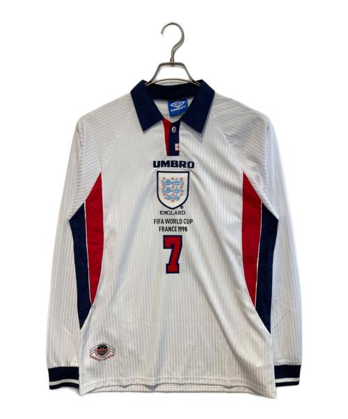 UMBRO（アンブロ）UMBRO (アンブロ) サッカーシャツ ホワイト サイズ:Lの古着・服飾アイテム