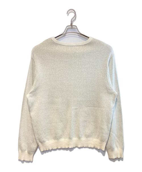 HUF（ハフ）HUF (ハフ) SONG INTARSIA SWEATER アイボリー サイズ:XLの古着・服飾アイテム