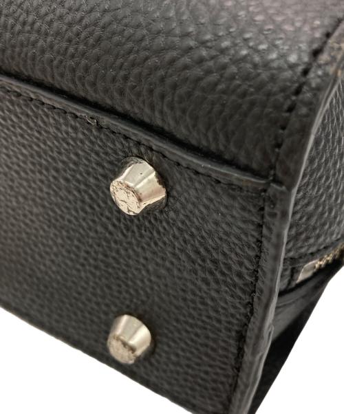 YUKINO（ユキノ）YUKINO (ユキノ) レザートートバッグ ブラックの古着・服飾アイテム