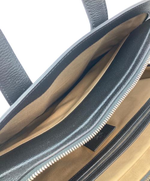 YUKINO（ユキノ）YUKINO (ユキノ) レザートートバッグ ブラックの古着・服飾アイテム