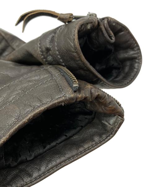 HARLEY-DAVIDSON（ハーレーダビッドソン）HARLEY-DAVIDSON (ハーレーダビッドソン) レザーモーターサイクルジャケット ブラウン サイズ:Ｍの古着・服飾アイテム