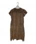 tricot COMME des GARCONS (トリココムデギャルソン) ドットブラウスワンピース ブラウン サイズ:Ｓ：12000円