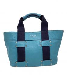 A.D.M.J.（エーディーエムジェイ）の古着「フラットデイリートートバッグ」｜ブルー