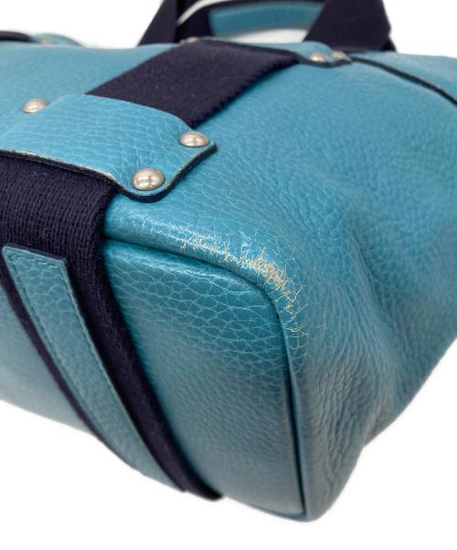 A.D.M.J.（エーディーエムジェイ）A.D.M.J. (エーディーエムジェイ) フラットデイリートートバッグ ブルーの古着・服飾アイテム