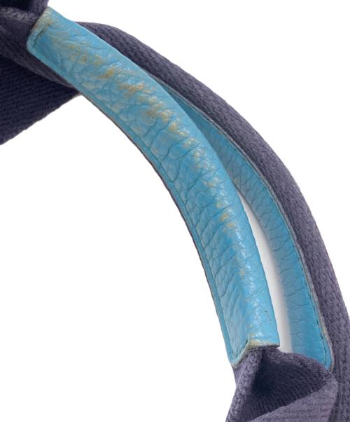 A.D.M.J.（エーディーエムジェイ）A.D.M.J. (エーディーエムジェイ) フラットデイリートートバッグ ブルーの古着・服飾アイテム