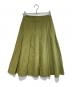 MARGARET HOWELL (マーガレットハウエル) SILK COTTON POPLIN プリーツスカート オリーブ サイズ:1：6000円