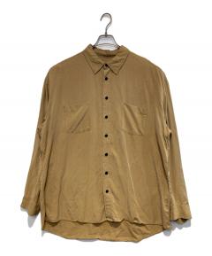 中古・古着通販】FLAX (フラックス) 長袖シャツ 90'sリネンシャツ