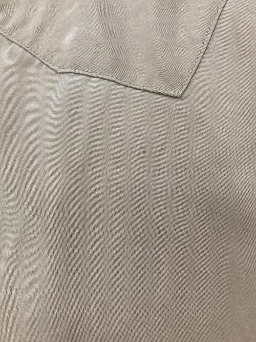 MY THINKS（マイシンクス）MY THINKS (マイシンクス) テンセルオーバーサイズシャツ ベージュ サイズ:Lの古着・服飾アイテム