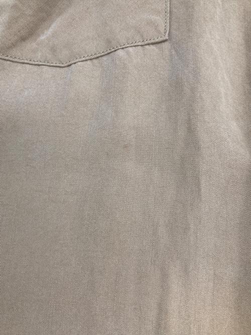 MY THINKS（マイシンクス）MY THINKS (マイシンクス) テンセルオーバーサイズシャツ ベージュ サイズ:Lの古着・服飾アイテム