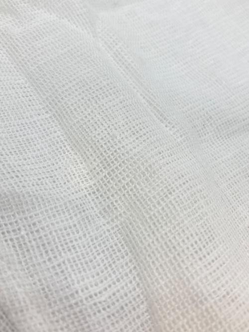 Spick and Span（スピック＆スパン）Spick and Span (スピック＆スパン) メッシュリネンルーズプルオーバー ホワイト サイズ:FREEの古着・服飾アイテム