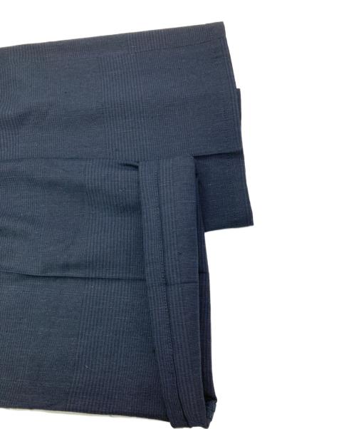 FRAMeWORK（フレームワーク）FRAMeWORK (フレームワーク) リネンMIXストレートパンツ ネイビー サイズ:34の古着・服飾アイテム