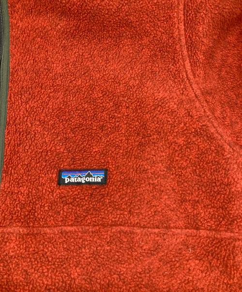 Patagonia（パタゴニア）Patagonia (パタゴニア) シンチラ ハーフジップフリースプルオーバー レッド サイズ:Ｍの古着・服飾アイテム