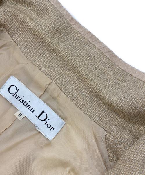 Christian Dior（クリスチャン ディオール）Christian Dior (クリスチャン ディオール) セットアップジャケット アイボリー サイズ:9の古着・服飾アイテム