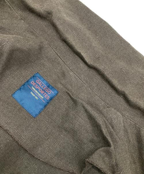 GALLEGO DESPORTES（ギャレゴデスポート）GALLEGO DESPORTES (ギャレゴデスポート) リネンコート ブラウン サイズ:Freeの古着・服飾アイテム