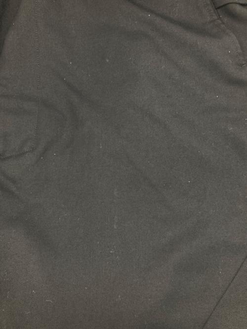 GROUND Y（グラウンドワイ）GROUND Y (グラウンドワイ) T/W Gabardine Darts Rib Pants ブラック サイズ:3の古着・服飾アイテム