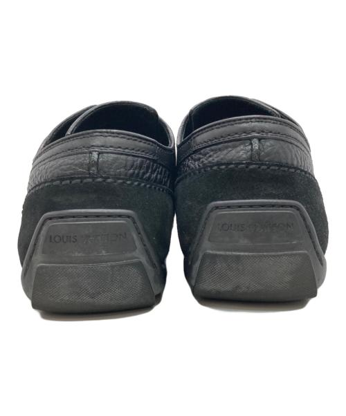LOUIS VUITTON（ルイ ヴィトン）LOUIS VUITTON (ルイ ヴィトン) スエードコンビドライビングシューズ ブラック サイズ:8 1/2の古着・服飾アイテム
