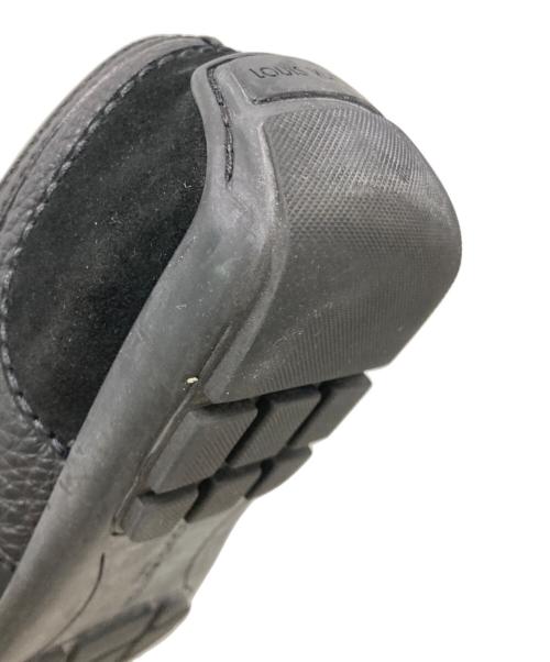 LOUIS VUITTON（ルイ ヴィトン）LOUIS VUITTON (ルイ ヴィトン) スエードコンビドライビングシューズ ブラック サイズ:8 1/2の古着・服飾アイテム