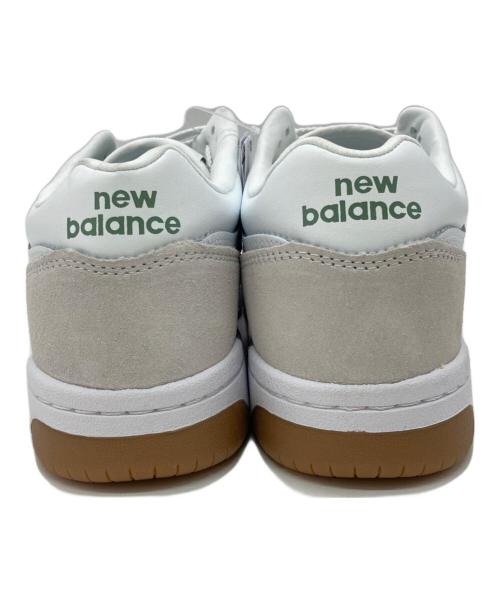 NEW BALANCE（ニューバランス）NEW BALANCE (ニューバランス) BB480LYG ホワイト×グリーン サイズ:US9 未使用品の古着・服飾アイテム