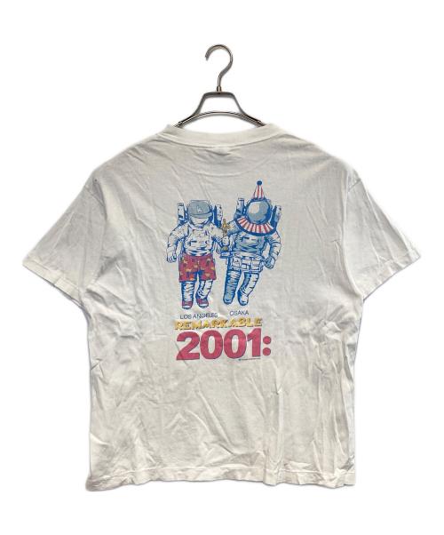 SAINT MICHAEL（セントマイケル）SAINT MICHAEL (セントマイケル) SEAN WOTHERSPOON (ショーン・ワザーズプーン) SW SS TEE ASTRO ホワイト サイズ:Mの古着・服飾アイテム