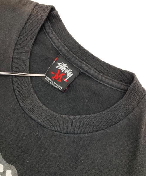 stussy（ステューシー）stussy (ステューシー) POUND (パウンド) Stu York Crew S/S Tee ブラック サイズ:Ｍの古着・服飾アイテム